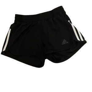 Adidas women’s climalite black running shorts